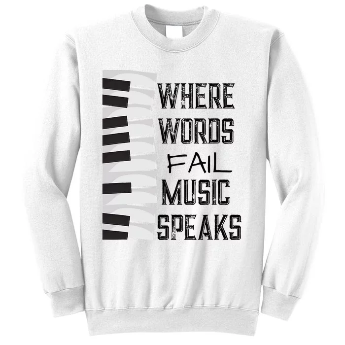 Music Lovers Themed Gift Sweatshirt