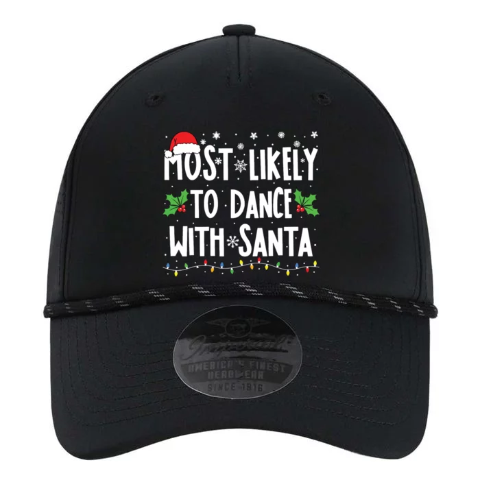 Most Likely To Dance With Santa Family Matching Christmas Performance The Dyno Cap