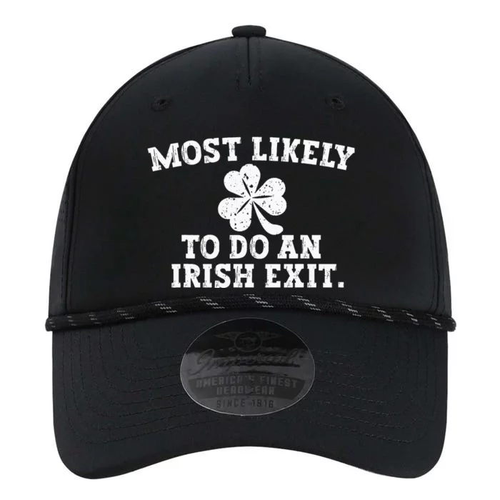 Most Likely To Do An Irish Exit st.patrick's day Performance The Dyno Cap