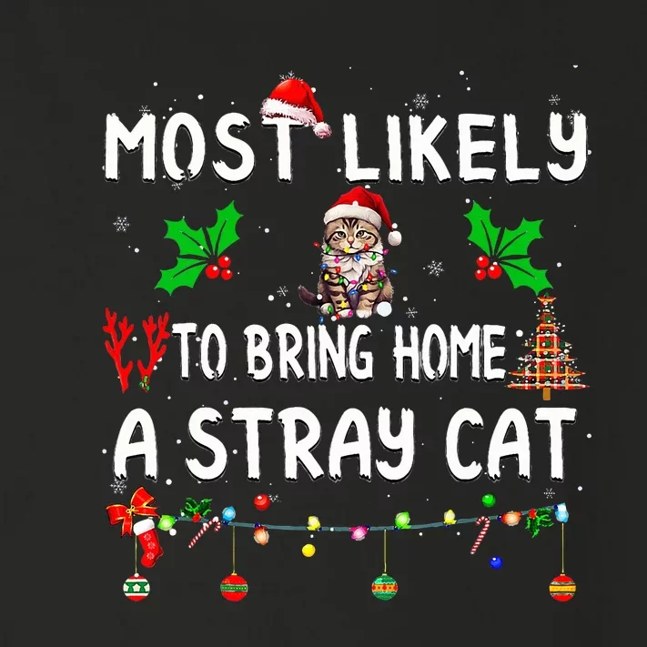 Most Likely To Bring Home Stray Cat Family Matching Toddler Long Sleeve Shirt