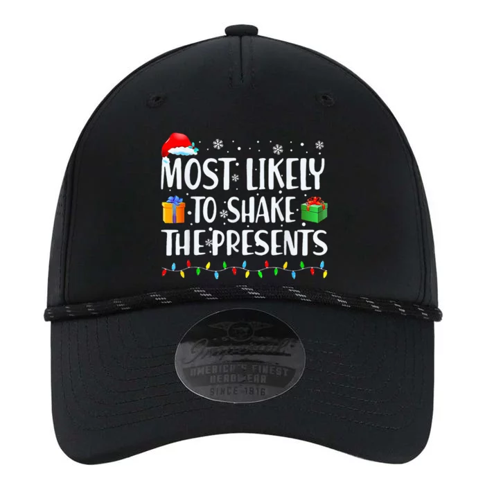 Most Likely To Shake The Presents xmas Family Matching Performance The Dyno Cap