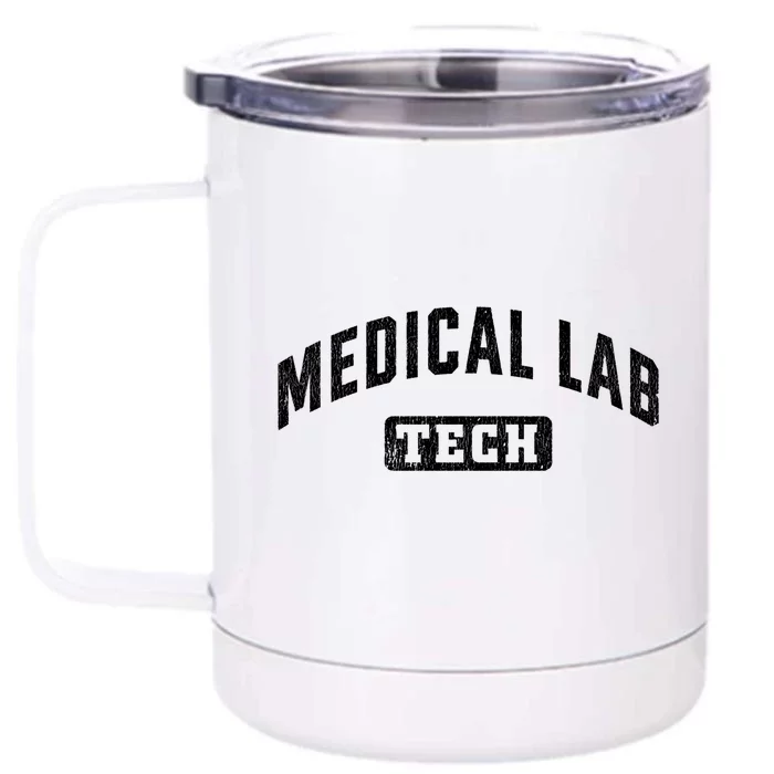 Medical Lab Tech Laboratory Technologist Technician Meaningful Gift Front & Back 12oz Stainless Steel Tumbler Cup