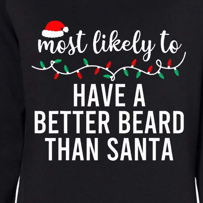 Most Likely To Christmas Matching Family Pajamas Funny Womens California Wash Sweatshirt