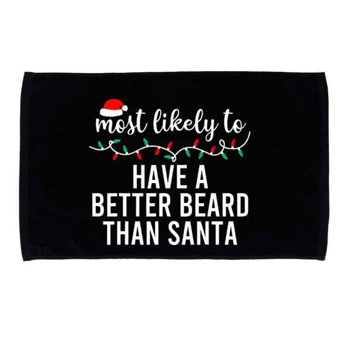 Most Likely To Christmas Matching Family Pajamas Funny Microfiber Hand Towel