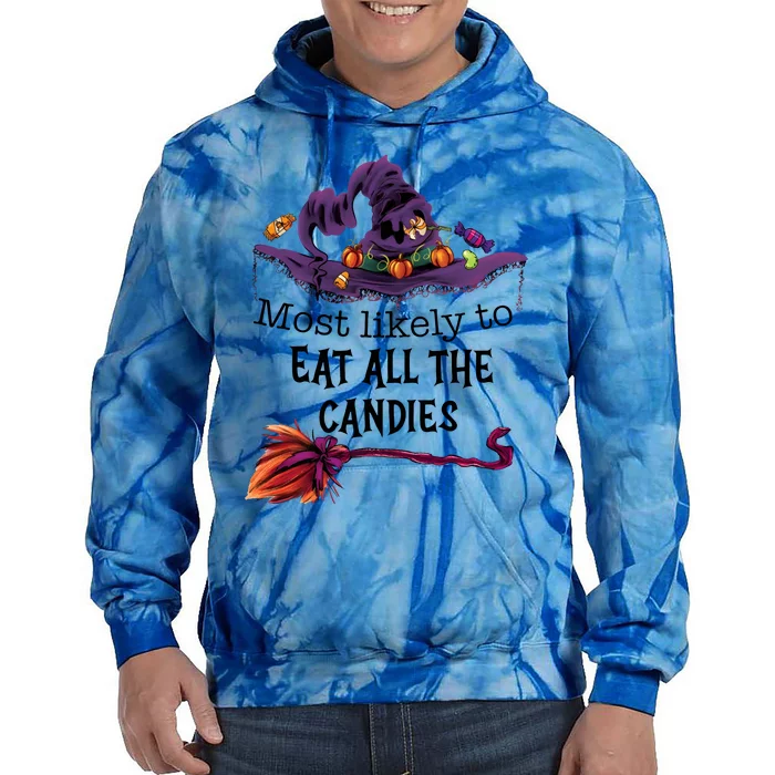 Most Likely To Eat All The Candles Tie Dye Hoodie