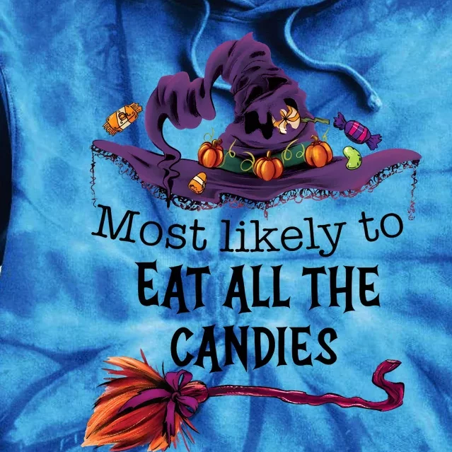 Most Likely To Eat All The Candles Tie Dye Hoodie