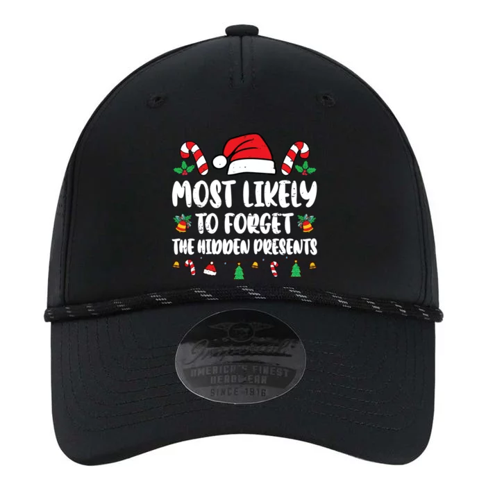 Most Likely To Forget The Hidden Presents Family Pajama Performance The Dyno Cap