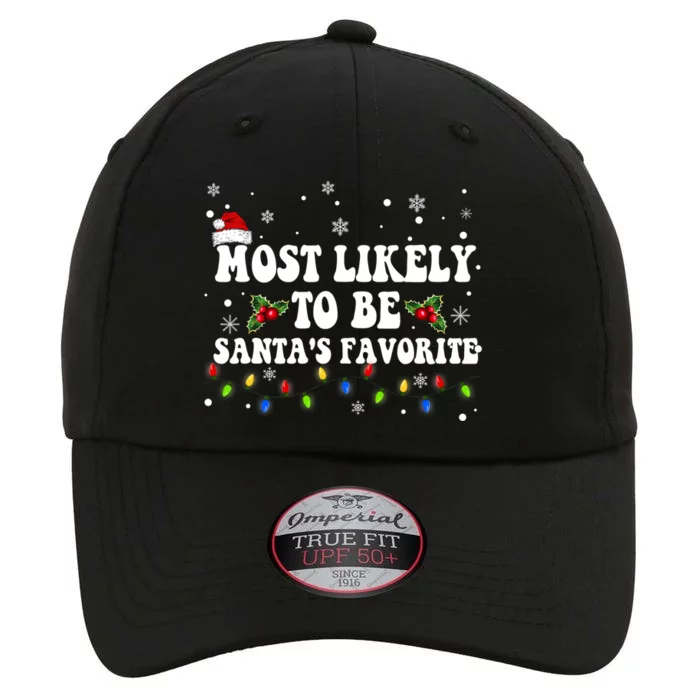 Most Likely To Christmas Be Santa's Favorite Matching Family The Original Performance Cap