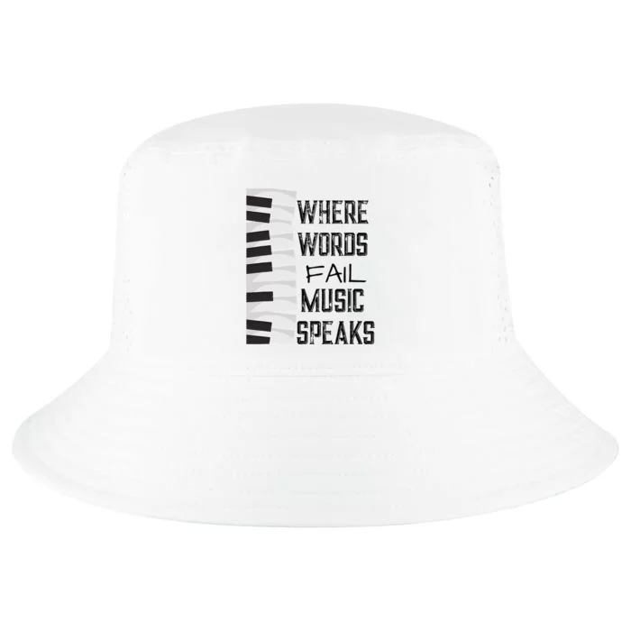 Music Lovers Themed Gift Tee Cool Comfort Performance Bucket Hat