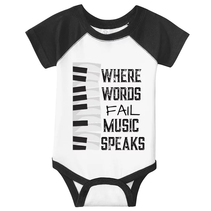 Music Lovers Themed Gift Tee Infant Baby Jersey Bodysuit