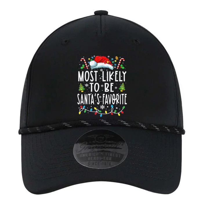 Most Likely To Be SantaS Favorite Matching Christmas Gift Performance The Dyno Cap