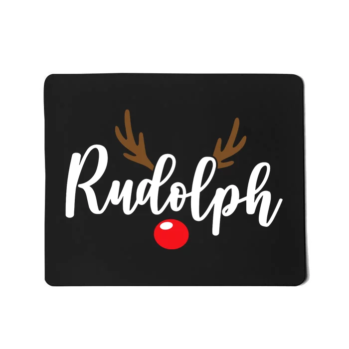 Most Likely To Try Ride Rudolph Funny Couples Christmas Mousepad