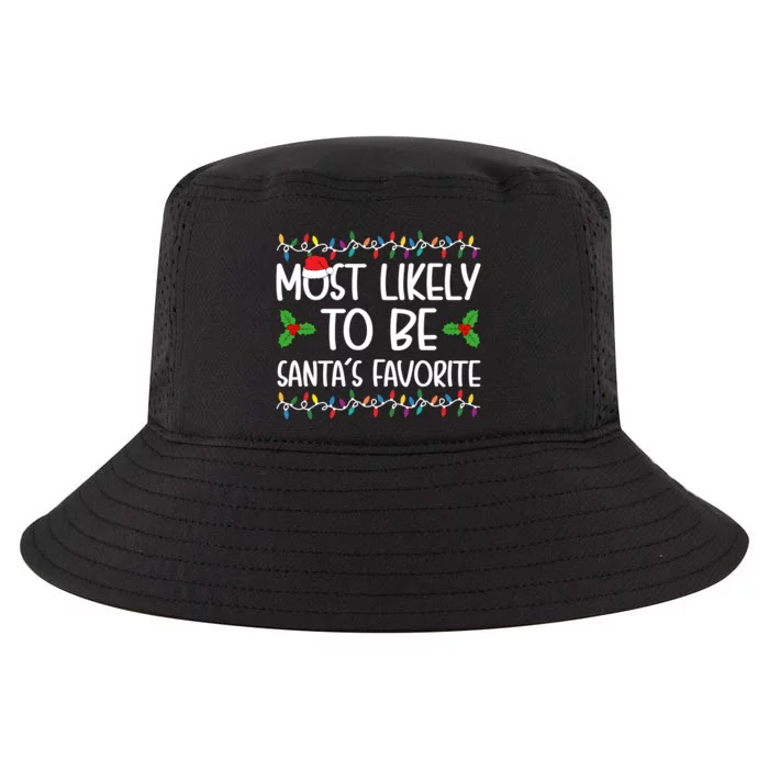 Most Likely To Be SantaS Favorite Christmas Shirts For Family Cool Comfort Performance Bucket Hat