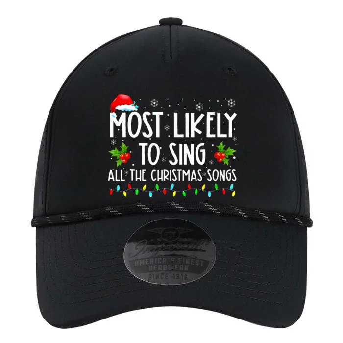 Most Likely To Sing All The Christmas Songs Family Performance The Dyno Cap