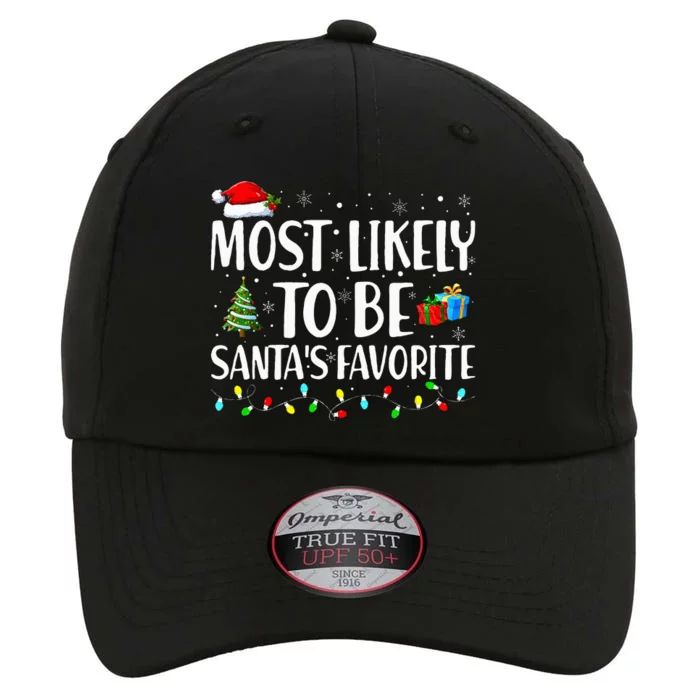 Most Likely To Be Santa's Favorite Christmas Family Matching The Original Performance Cap