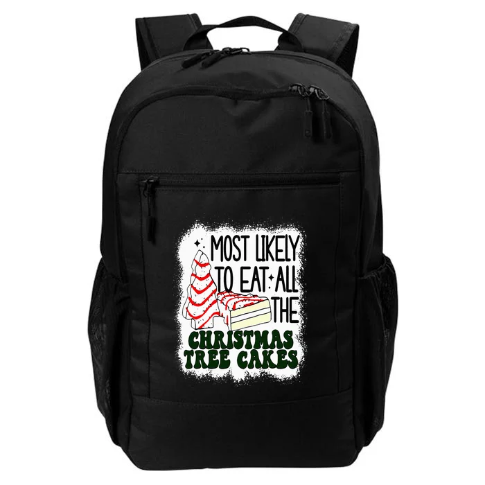 Most likely to eat all the christmas tree cake debbie tree Daily Commute Backpack