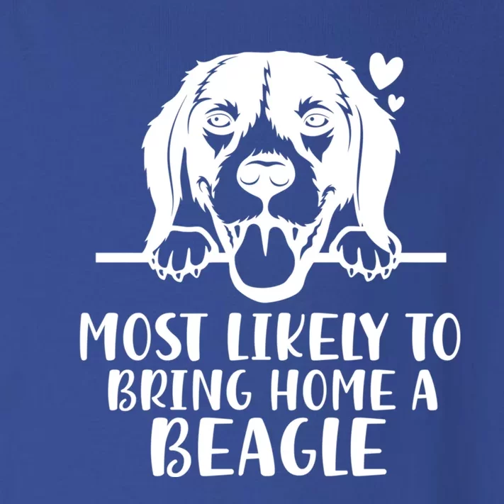 Most Likely To Bring Home A Dog Beagle For Christmas Gift Toddler Long Sleeve Shirt