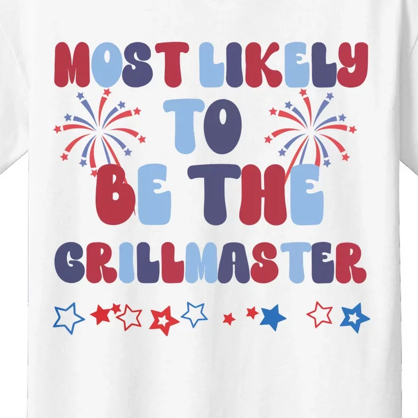 Most Likely To Be The Grillmaster Kids T-Shirt