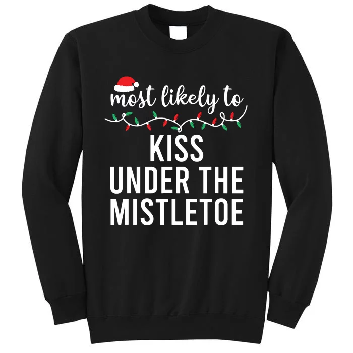 Most Likely To Christmas Matching Family Pajamas Funny Sweatshirt