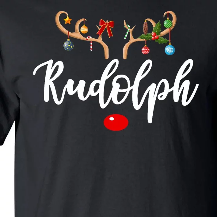 Most Likely To Try To Ride Rudolph Matching Couple Christmas Tall T-Shirt