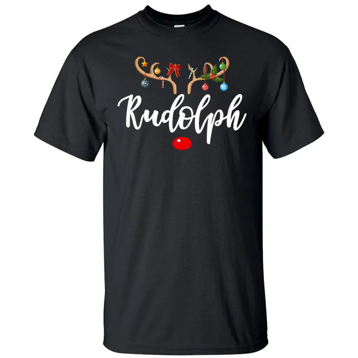 Most Likely To Try To Ride Rudolph Matching Couple Christmas Tall T-Shirt