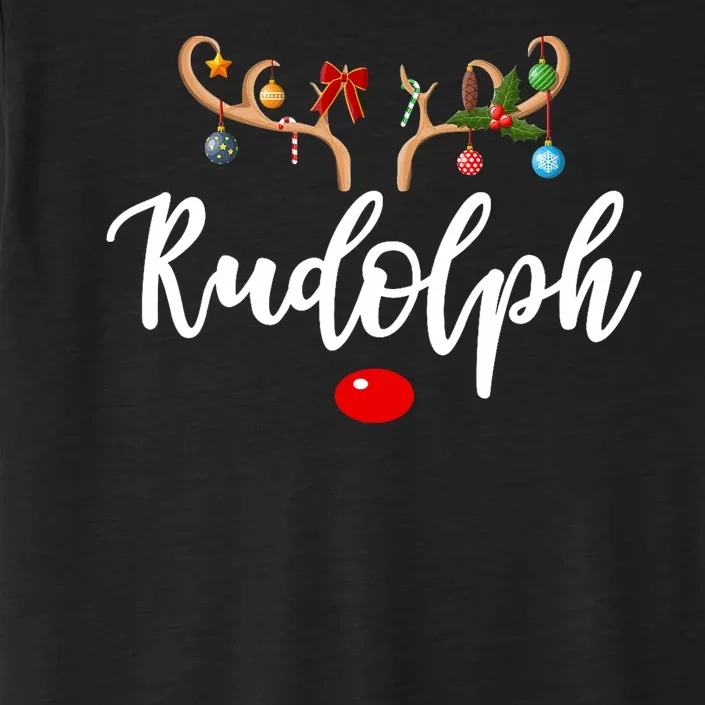 Most Likely To Try To Ride Rudolph Matching Couple Christmas ChromaSoft Performance T-Shirt