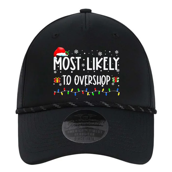 Most Likely To Overshop Shopping Family Crew Christmas Performance The Dyno Cap