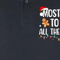 Most Likely To Eat All The Cookies Family Matching Christmas Softstyle Adult Sport Polo