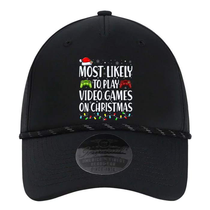 Most Likely To Play Video Games On Christmas Xmas Lights Performance The Dyno Cap