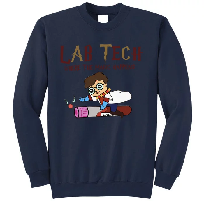 Magic Lab Tech Laboratory Laboratory Scientist Wizardry Lab Week Tall Sweatshirt