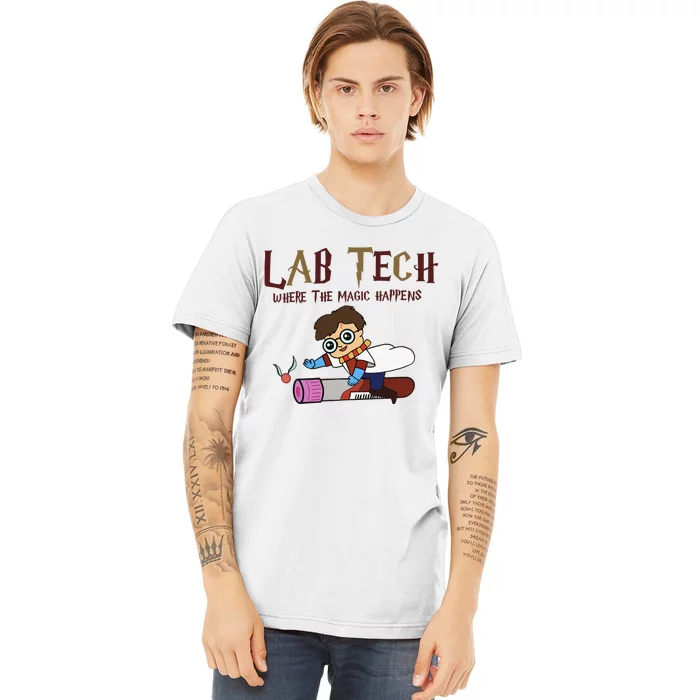 Magic Lab Tech Laboratory Laboratory Scientist Wizardry Lab Week Premium T-Shirt