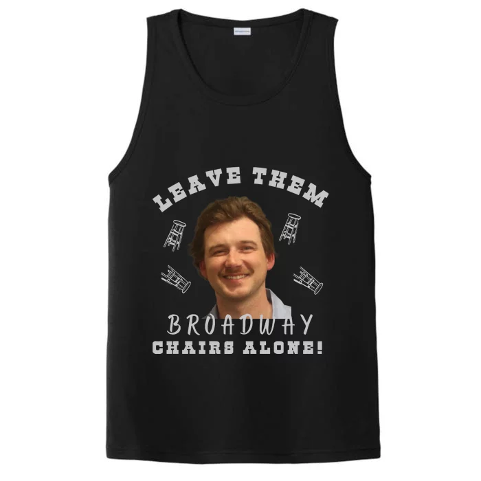 Mugshot Leave Them Broadway Chairs Alone Performance Tank