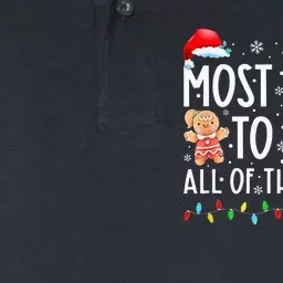 Most Likely To Eat All The Christmas Cookies Family Xmas Softstyle Adult Sport Polo