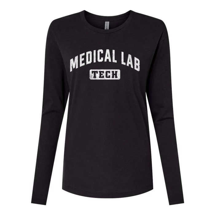 Medical Lab Tech Laboratory Technologist Technician Gift Womens Cotton Relaxed Long Sleeve T-Shirt