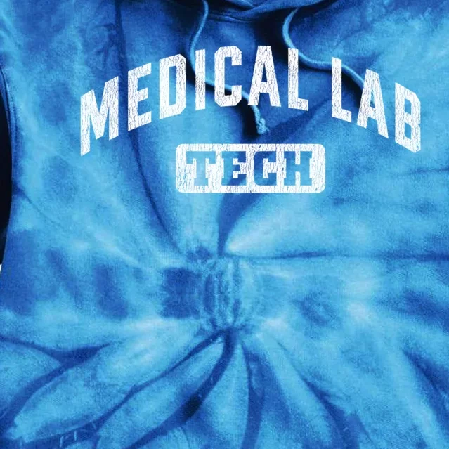 Medical Lab Tech Laboratory Technologist Technician Gift Tie Dye Hoodie