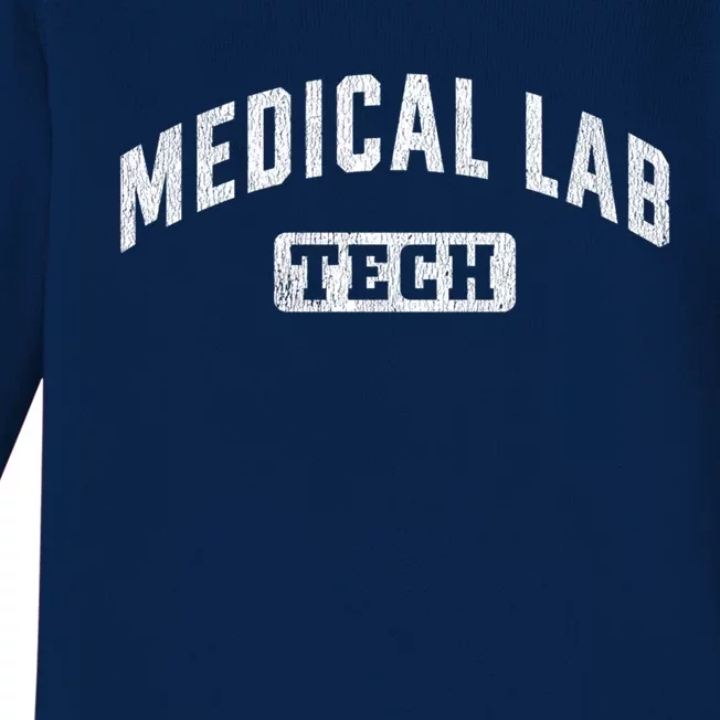 Medical Lab Tech Laboratory Technologist Technician Gift Baby Long Sleeve Bodysuit