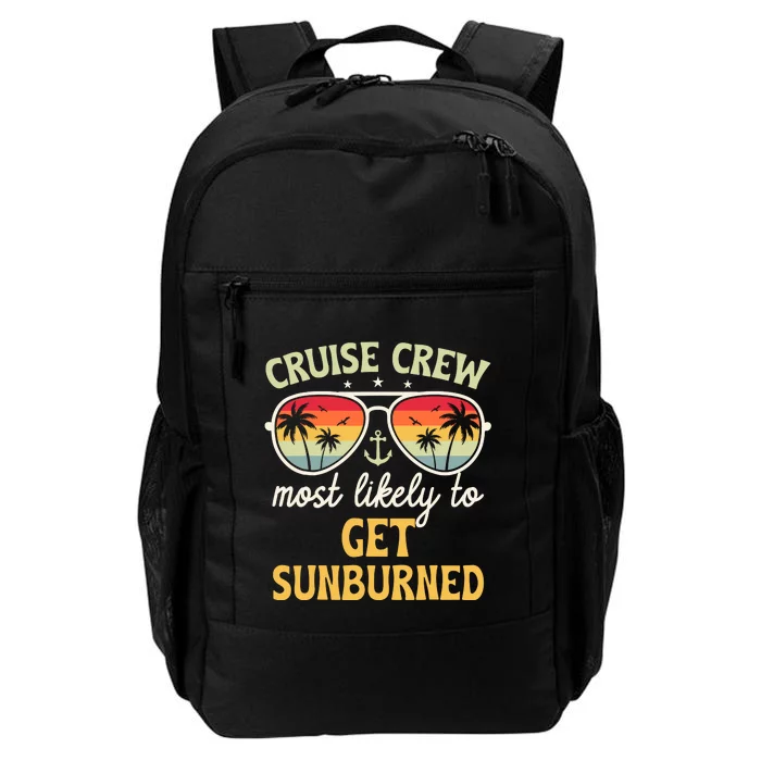 Most Likely To Get Sunburned Matching Family Cruise 2024 Daily Commute Backpack