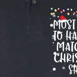 Most Likely To Hate Matching Christmas Funny Family Matching Softstyle Adult Sport Polo