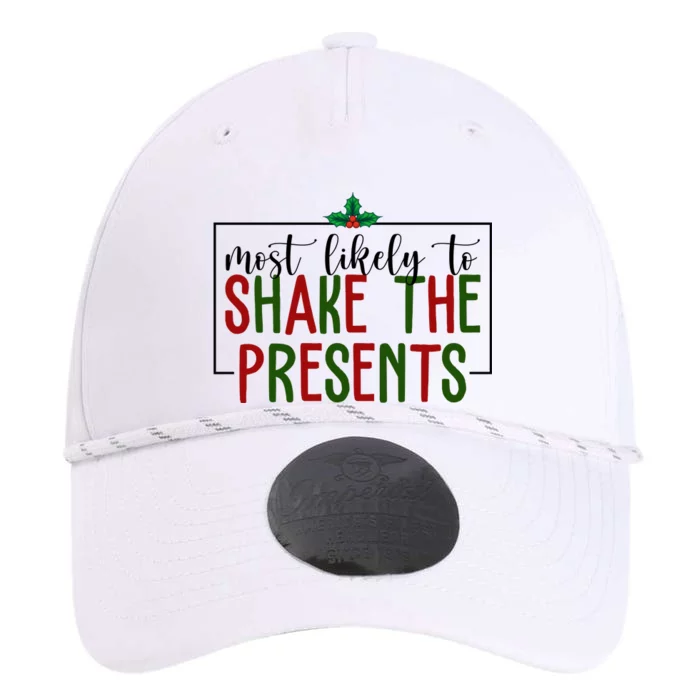 Most Likely To Shake The Presents Christmas Performance The Dyno Cap