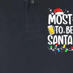 Most Likely To Offer Santa A Beer Funny Drinking Christmas Softstyle Adult Sport Polo