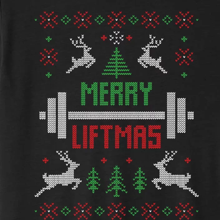 Merry Liftmas Ugly Christmas ChromaSoft Performance T-Shirt