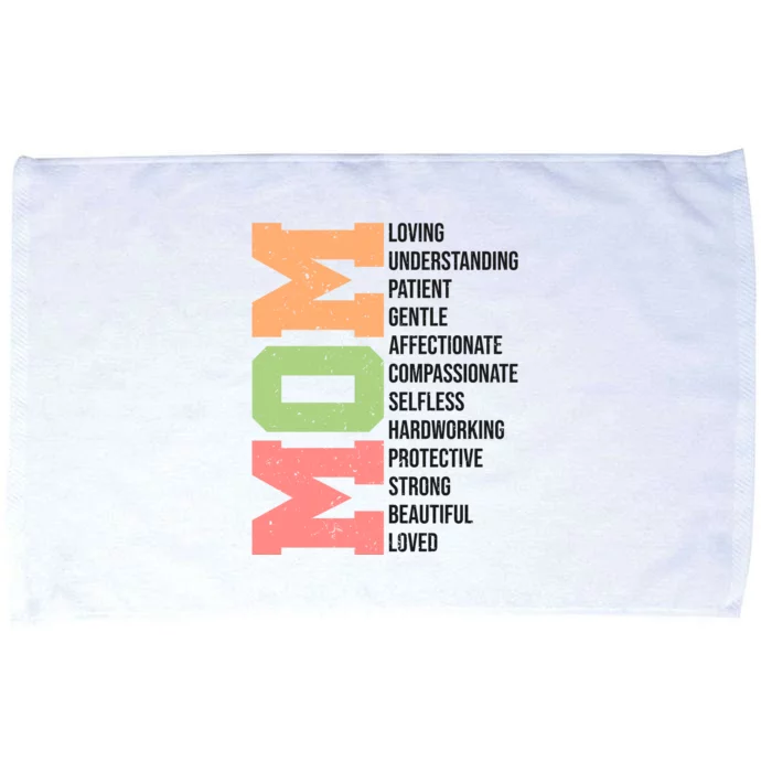 Mom Loving Understanding Patient Mom Definition MotherS Day Microfiber Hand Towel