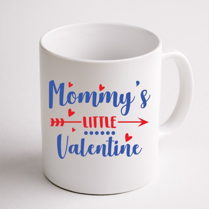 Mommy's Little Valentine Cute Holiday Front & Back Coffee Mug