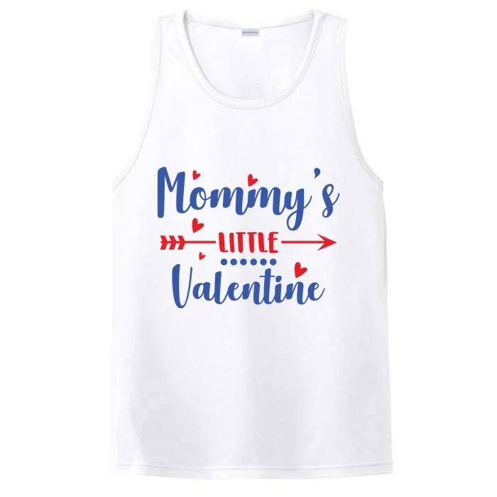 Mommy's Little Valentine Cute Holiday Performance Tank