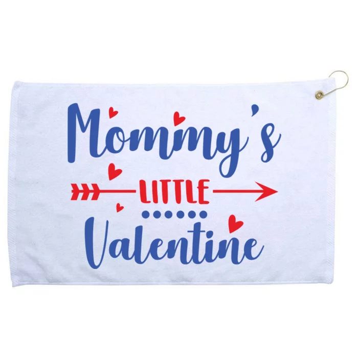 Mommy's Little Valentine Cute Holiday Grommeted Golf Towel