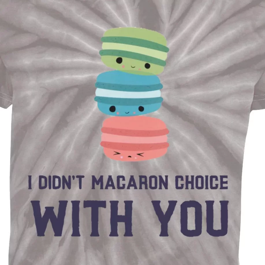 Macaroon Lovers Valentine's Day Gift Kids Tie-Dye T-Shirt