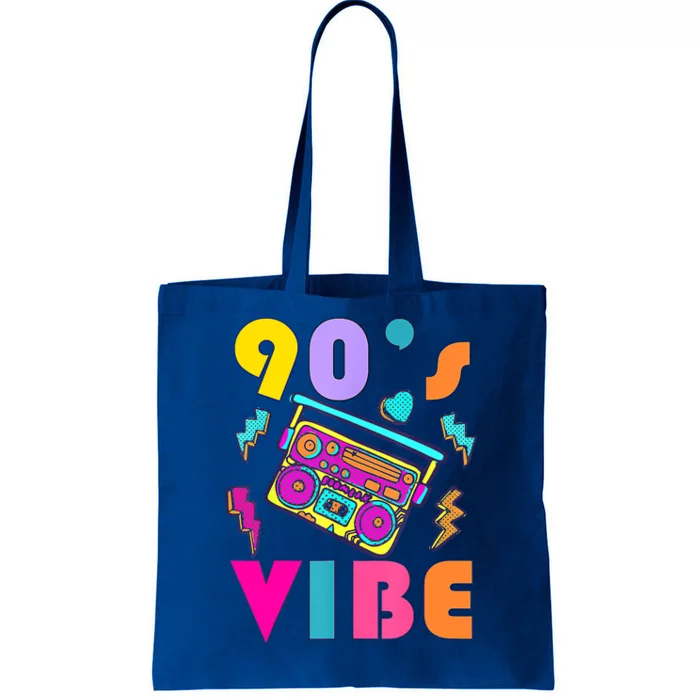 Music Lover Vintage 90s Vibe 90s I Heart The Nineties Tote Bag