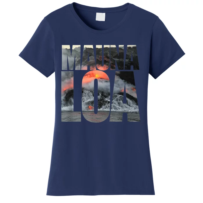 Mauna Loa Volcano Eruption Tourism Souvenir Women's T-Shirt