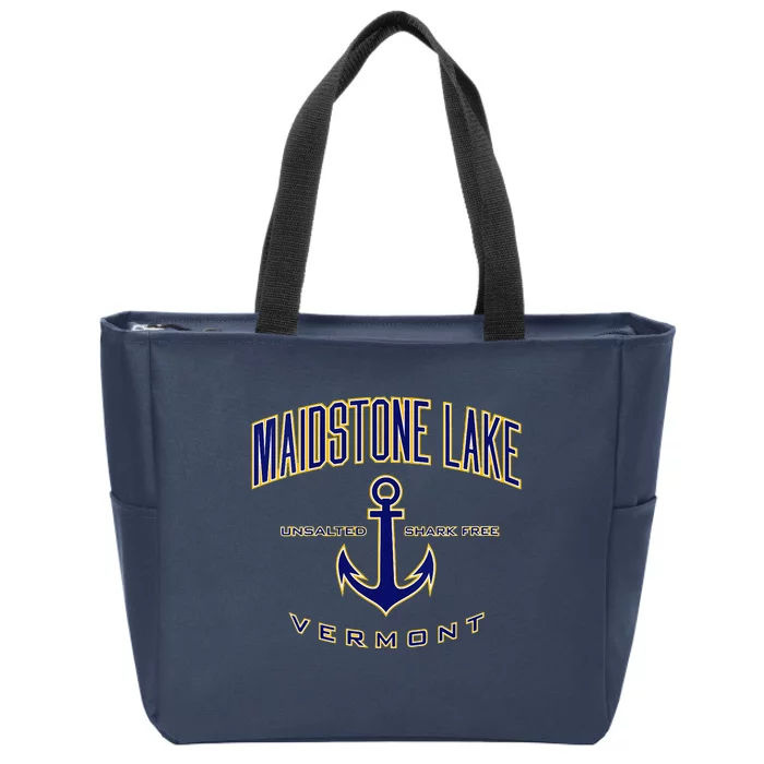 Maidstone Lake Vt Zip Tote Bag