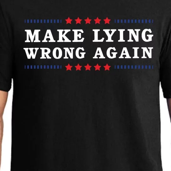 Make Lying Wrong Again Anti Trump Pajama Set